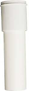 Plumb Pak PP911W Pipe Extension Tube, 1-1/2 in, 12 in L, Slip-Joint, Plastic, White