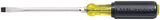 Klein Tools 602-4 Screwdriver, 1/4 in Drive, Keystone Drive, 8-11/32 in OAL, 4 in L Shank, Acetate Handle