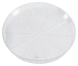 Gardener's Blue Ribbon VS10VUS Planter Saucer, 10 in Dia, Vinyl, Clear, Pack of 50