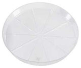 Gardener's Blue Ribbon VS14 Planter Saucer, 14 in Dia, Vinyl, Clear, Pack of 25