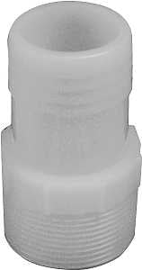 Boshart UNA-15 Pipe Adapter, 1-1/2 in, Insert, MPT, Nylon