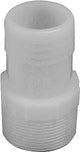 Boshart UNA-15 Pipe Adapter, 1-1/2 in, Insert, MPT, Nylon