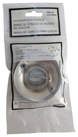 ProSource PMB-003 Shower Rod Flange, Steel, For: 1 in OD Shower Rod