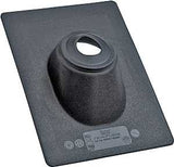 Hercules No-Calk Series 11888 Roof Flashing, 18 in OAL, 18 in OAW, Black, Thermoplastic