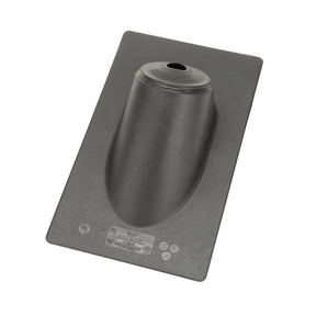 Hercules High-Rise Series 11930 Roof Flashing, 19 in OAL, 11 in OAW, 1-1/2 to 3 in Pipe, Thermoplastic
