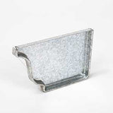 Amerimax 29206 Left End Gutter Cap, 5 in L, Steel, For: K-Style Gutter System