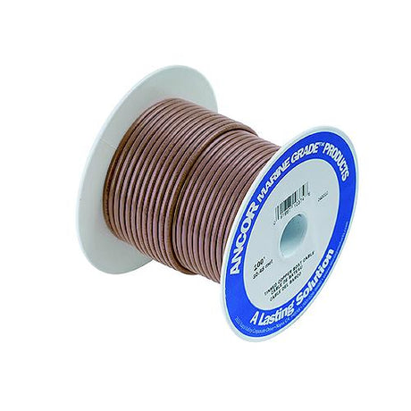 Ancor 103810 Marine Grade  Tinned Copper Primary Wire, #14 AWG, 100', Tan