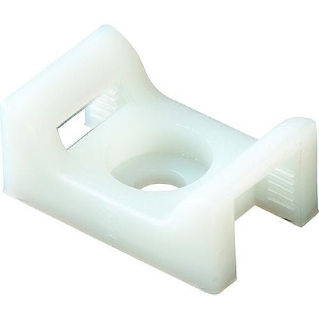 Ancor Cable Tie Screw Mounts, Natural, 25/pk