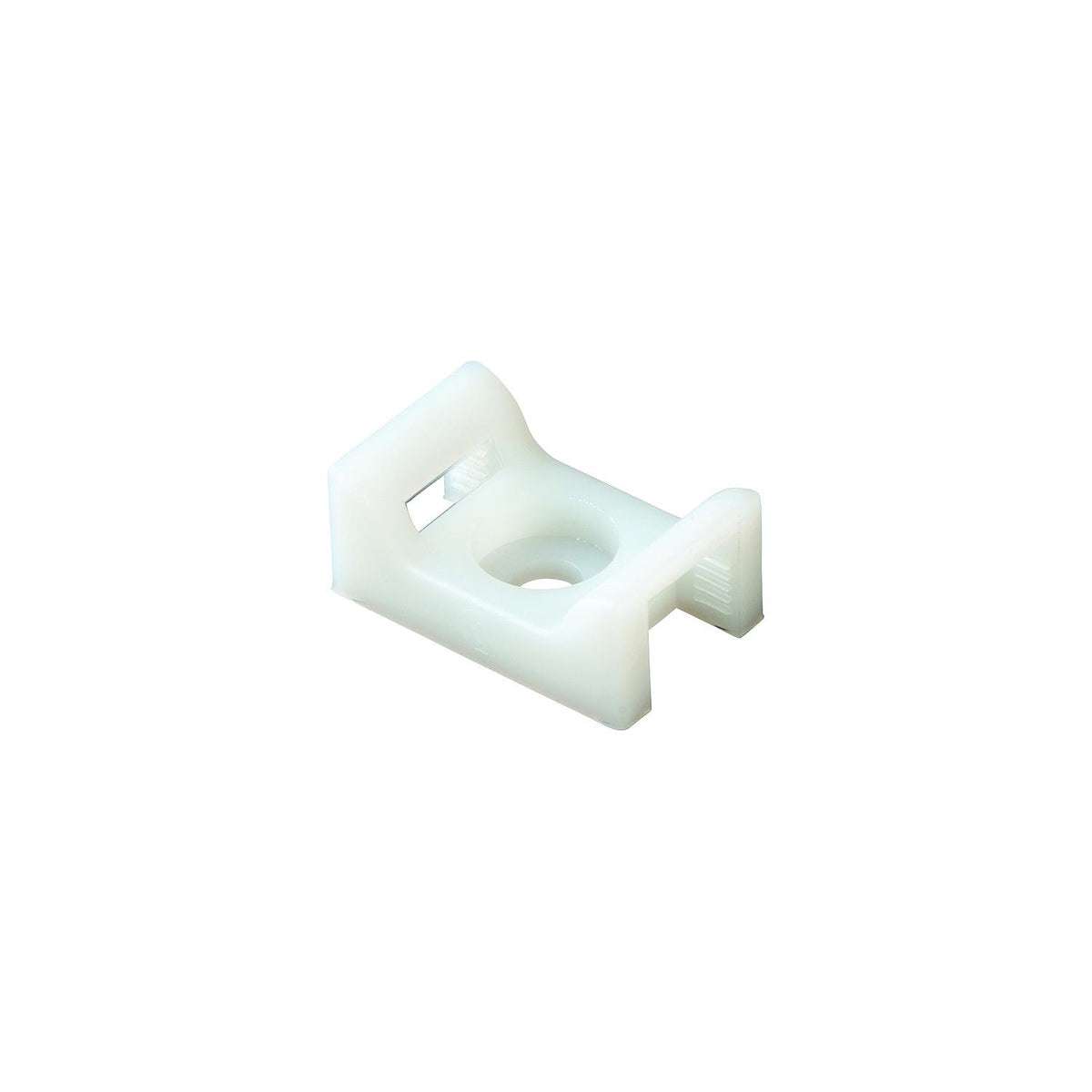 Ancor Cable Tie Screw Mounts, Natural, 25/pk