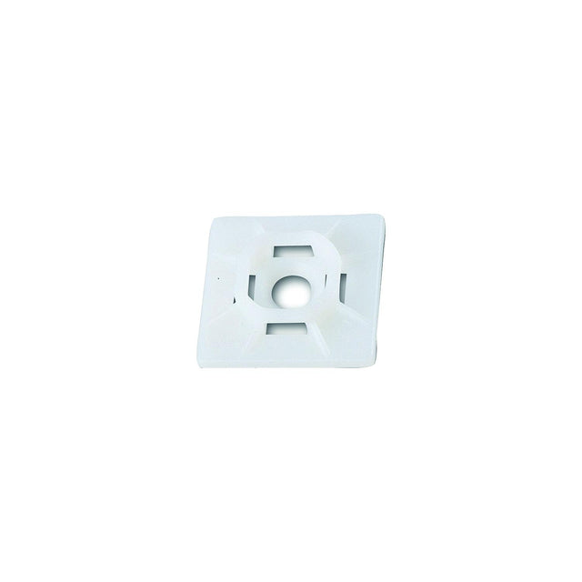 Ancor Cable Tie Adhesive Mounts, Natural, 25/pk