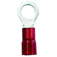 Ancor 230206 Marine Grade Nylon Insulated Ring Terminals, 3/8" Fastener, 22-18 Wire, Red, 5/Pk