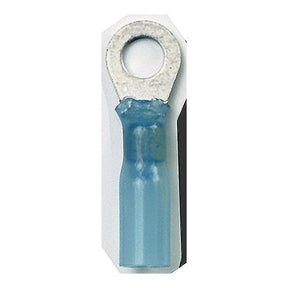 Ancor 311599 Marine Grade Heat Shrink Ring Terminals, 5/16″ Fastener, 16-14 Wire, Blue, 100/Pk