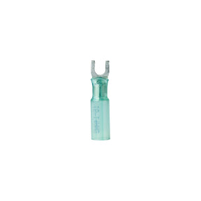 Ancor 314225 Marine Grade Heat Shrink Spade Terminal, #8 Fastener, 16-14 Wire, Blue, 25/Pk