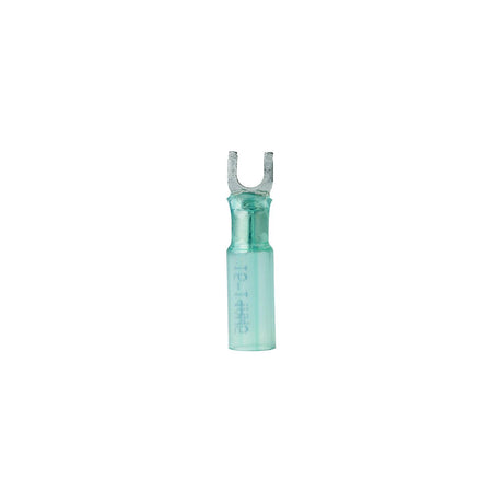 Ancor 314225 Marine Grade Heat Shrink Spade Terminal, #8 Fastener, 16-14 Wire, Blue, 25/Pk