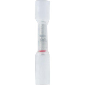 Ancor 320025 Heat Shrink Step-Down/Multi Wire Butt Connectors, Clear w/White Dashes, 25/Pk