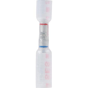 Ancor 320125 Heat Shrink Step-Down/Multi Wire Butt Connectors, Clear w/Red Dashes, 25/Pk