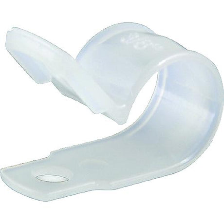 1/4" Cable Clamps, Natural 6 Pcs.