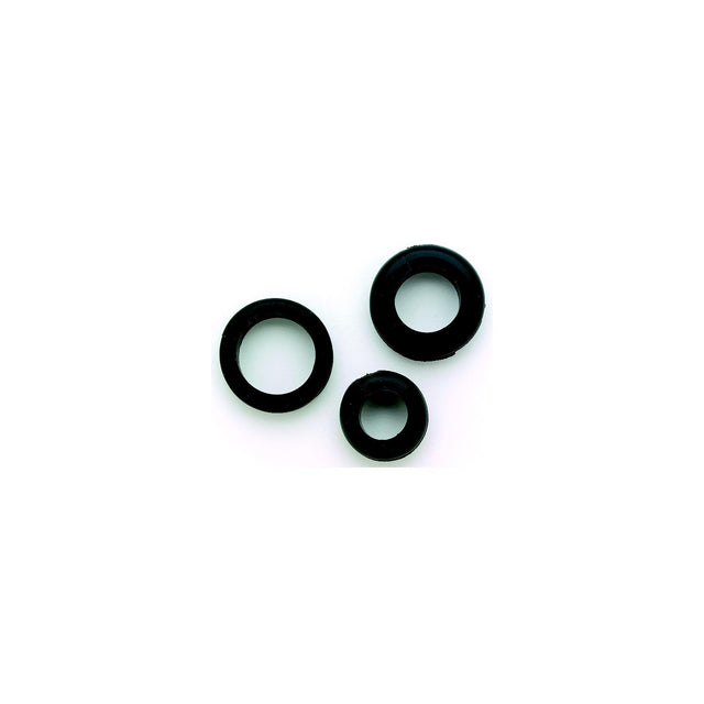 1/2 Black Grommets (5), Pack of 10