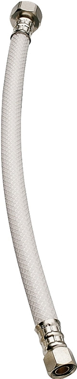 Plumb Pak EZ Series PP23862 Sink Supply Tube, 3/8 in Inlet, Compression Inlet, 1/2 in Outlet, FIP Outlet, Vinyl Tubing