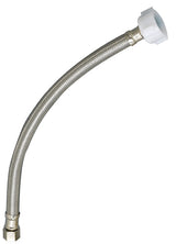 Plumb Pak EZ Series PP23804 Toilet Supply Tube, 3/8 in Inlet, Compression Inlet, 7/8 in Outlet, Ballcock Outlet, 9 in L