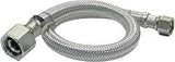 Plumb Pak EZ Series PP23803 Sink Supply Tube, 3/8 in Inlet, Compression Inlet, 1/2 in Outlet, FIP Outlet, 20 in L
