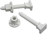 Plumb Pak PP23519 Bolt Set, 5/16 x 2-3/8 in Dimensions, Plastic