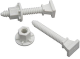 Plumb Pak PP23519 Bolt Set, 5/16 x 2-3/8 in Dimensions, Plastic
