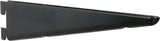 Knape & Vogt 182 Series 182 BLK 10.5 Shelf Bracket, 11.2 in L, Steel, Black, Pack of 10