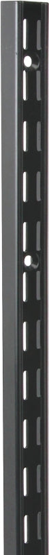 Knape & Vogt 82 Series 82 BLK 39 Shelf Standard, 450 lb, 14 ga Thick Material, 1-1/16 in W, 39 in H, Steel, Pack of 10