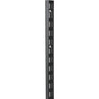 Knape & Vogt 82 BLK 39 Series Shelf Standard, Black, 450 lb, 14 ga Thick Material, 1-1/16 in W, 39 in H, Steel, Pack of 10