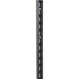 Knape & Vogt 82 BLK 39 Series Shelf Standard, Black, 450 lb, 14 ga Thick Material, 1-1/16 in W, 39 in H, Steel, Pack of 10