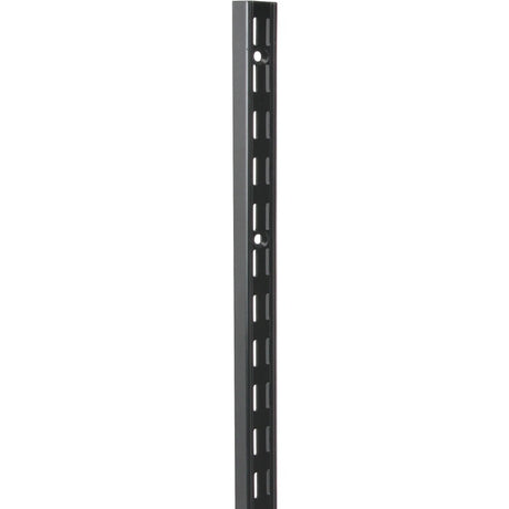 Knape & Vogt 82 BLK 39 Series Shelf Standard, Black, 450 lb, 14 ga Thick Material, 1-1/16 in W, 39 in H, Steel, Pack of 10