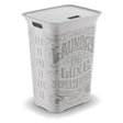 KIS White Plastic Clothes Hamper, Pack of 4