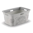 KIS Gray Plastic Laundry Basket, Pack of 4