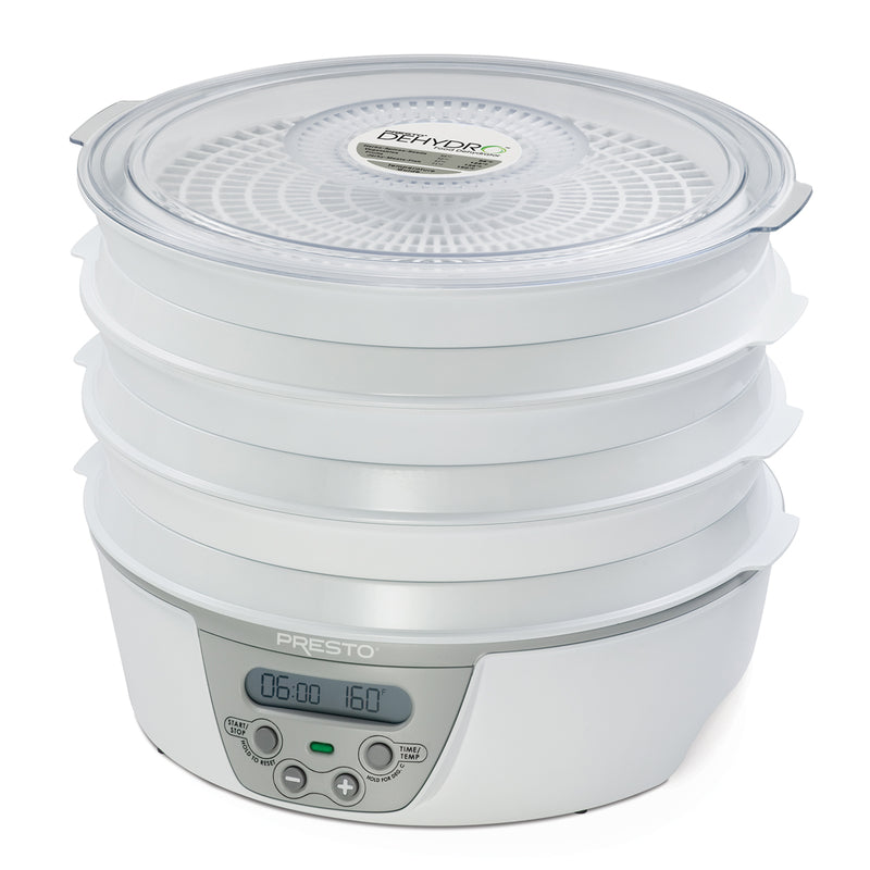Presto Dehydro Semi-Gloss White 12 qt Food Dehydrator, Pack of 2