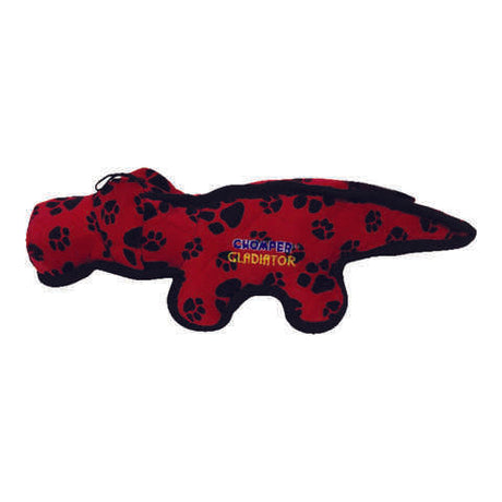 Chomper Gladiator Assorted Nylon/Plush Tuff Alligator Dog Toy Large