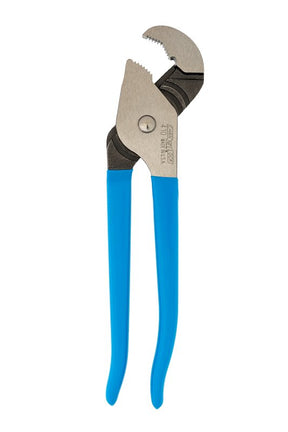 Channellock 420 Tongue and Groove Pliers, 9-1/2 in OAL, 1-1/2 in Jaw Opening, Blue Handle, Cushion Grip Handle