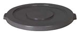 Continental Commercial Huskee 4445GY Receptacle Lid, 44 gal, Plastic, Gray, For: Huskee 4442, 4443 and 4444 Receptacles