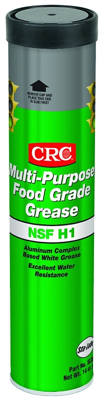 CRC SL35600 Grease, 2, 14 oz Cartridge, White