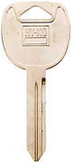 Hy-Ko 11010B102 Key Blank, Brass, Nickel, For: Automobiles, Many General Motors Vehicles, Pack of 10