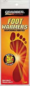 Grabber Warmers FWSMES Non-Toxic Foot Warmer, Specifications: 95 deg F Average, 5 hr Continuous Warmth, S/M Size, Pack of 30