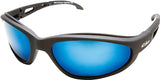 Edge TSMAP218 Polarized Safety Glasses, Blue Lens, Black Frame, Unisex, Polycarbonate Lens, Full Frame, Nylon Frame