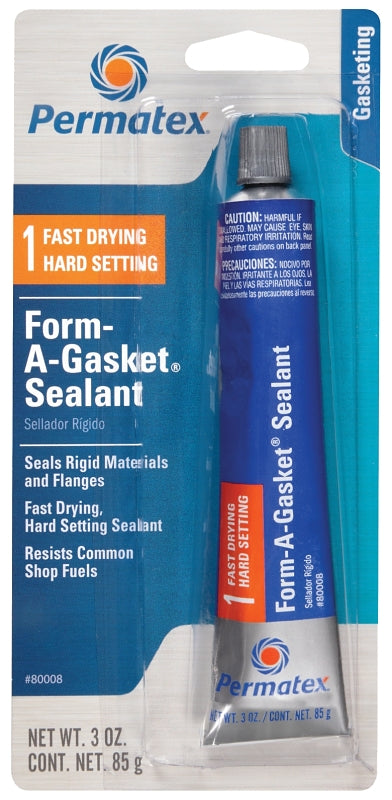 Permatex 80008 Sealant, 3 oz Tube, Paste, Alcohol