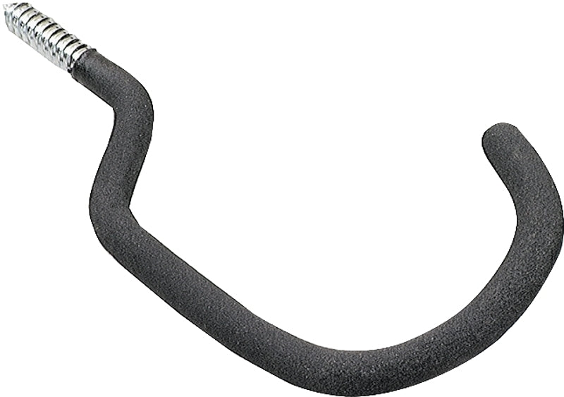 Crawford SH18-25 Bike Hanger, 40 to 75 lb, Screw, Steel, Black, Zinc