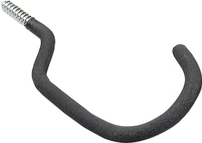 Crawford SH18-25 Bike Hanger, 40 to 75 lb, Screw, Steel, Black, Zinc