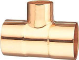 Elkhart Products 111R Series 32872 Reducing Pipe Tee, 1-1/4 x 1 in, Sweat, Copper