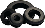 Gardner Bender GHG-1550 Hole Grommet, 1/2 in ID, Vinyl, Black