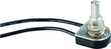 Gardner Bender GSW-24 Pushbutton Switch, 1/3/6 A, 125/250 V, SPST, Lead Wire Terminal, Plastic Housing Material, Chrome