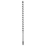 Irwin 3043005 Auger Drill Bit, 1/2 in Dia, 17 in OAL, Twist Flute, 1-Flute, 3/8 in Dia Shank, Quick-Change Impact Shank