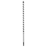 Irwin 3043005 Auger Drill Bit, 1/2 in Dia, 17 in OAL, Twist Flute, 1-Flute, 3/8 in Dia Shank, Quick-Change Impact Shank
